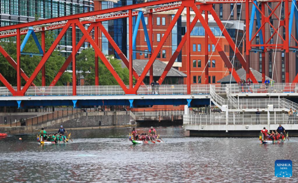 2022 UK Chinese Dragon Boat Festival Celebrated in Salford