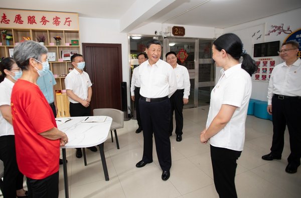 Xi Inspects Wuhan, Stresses Sci-Tech Innovation, COVID-19 Control, Community Management