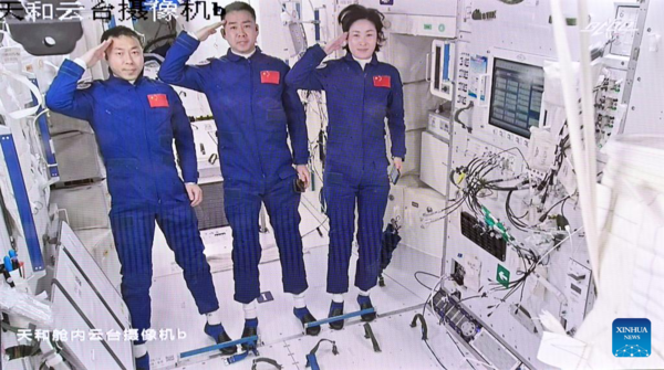 Shenzhou-14 Astronauts Enter Space Station Core Module