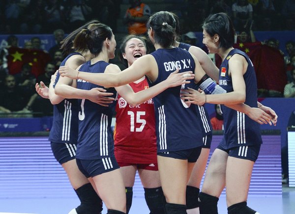 China Beats Italy to Win Third Straight Match in Women's VNL