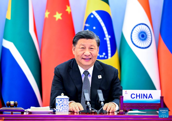 Xi Hosts 14th BRICS Summit, Stresses Importance of Fostering High-Quality Partnership