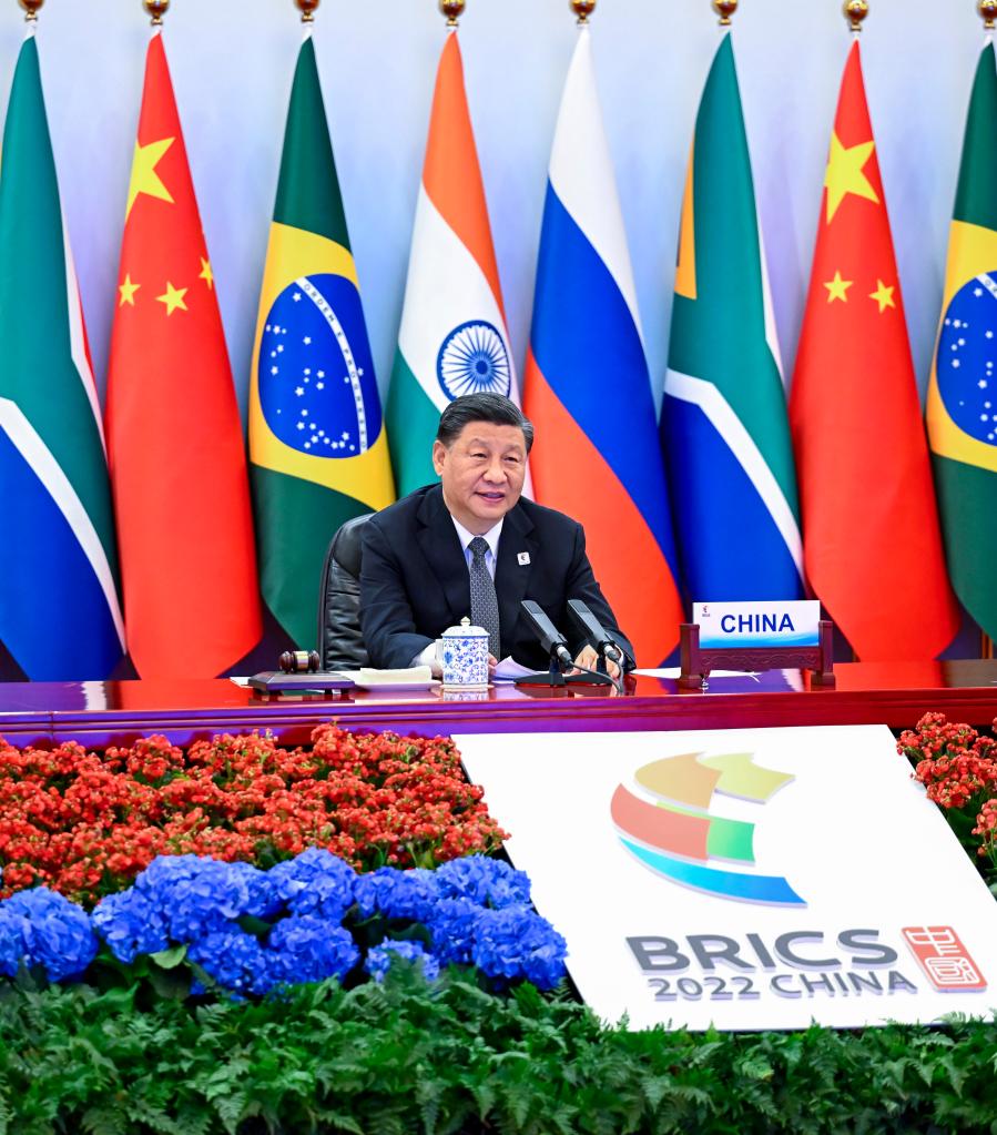 Xinhua Headlines: President Xi Calls for Peace, Development, Openness, Innovation to Build High-Quality BRICS Partnership