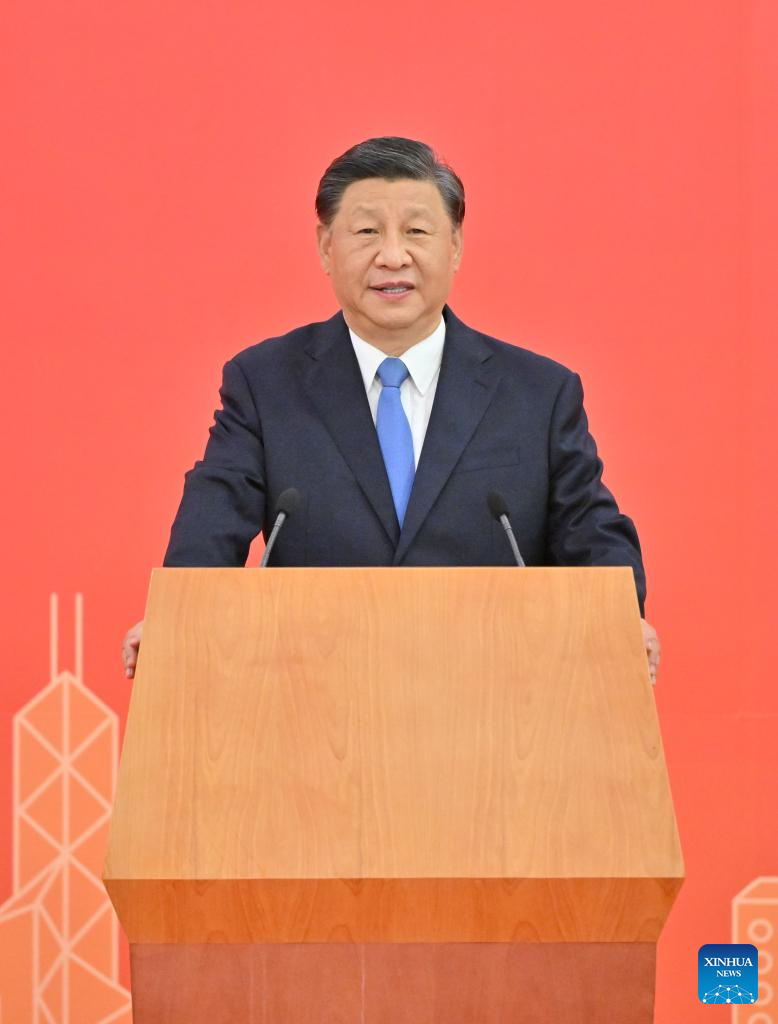 President Xi Arrives in Hong Kong for Anniversary Celebrations