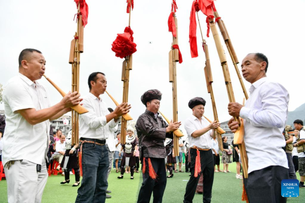 Ethnic Festival 'Liuyueliu' Celebrated in SW China's Guizhou