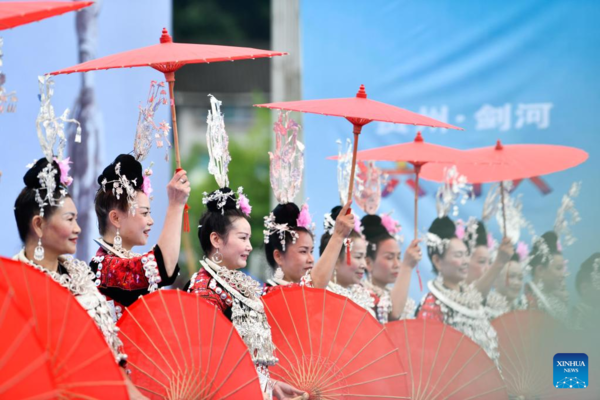 Ethnic Festival 'Liuyueliu' Celebrated in SW China's Guizhou