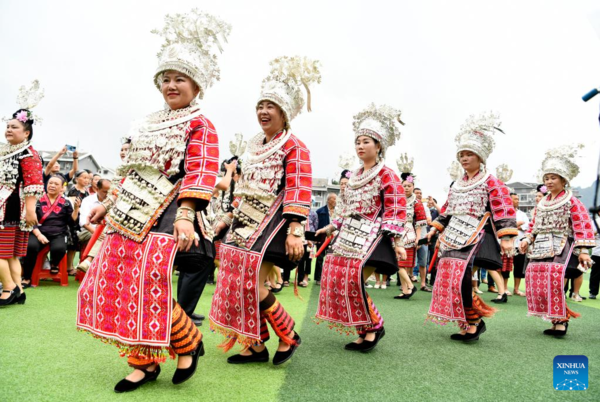 Ethnic Festival 'Liuyueliu' Celebrated in SW China's Guizhou