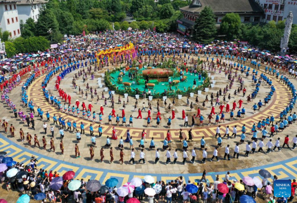 Ethnic Festival 'Liuyueliu' Celebrated in SW China's Guizhou