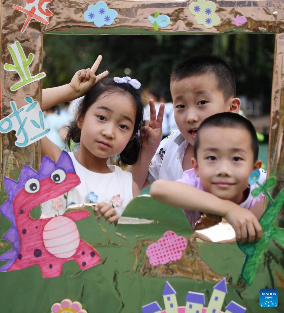 Graduation Ceremony Held at Kindergarten in Lanzhou, NW China's Gansu