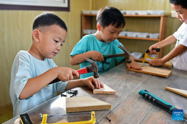 Children Experience Different Activities During Summer Vacation Across China