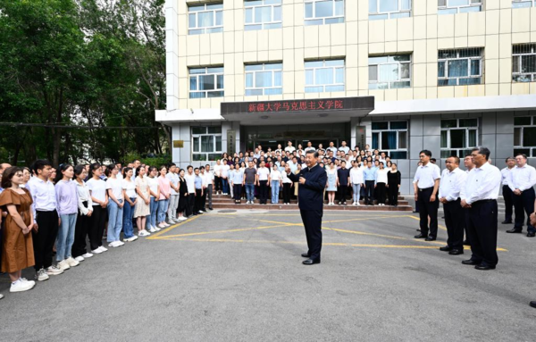 Xi Inspects Urumqi in China's Xinjiang