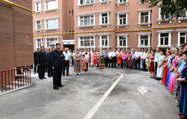 Xi Inspects Urumqi in China's Xinjiang