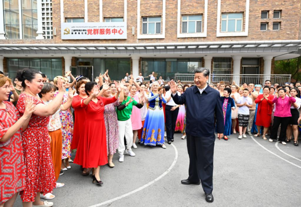 Xi Inspects Urumqi in China's Xinjiang