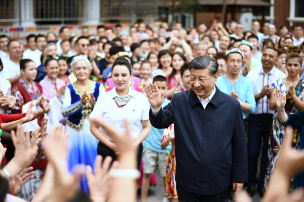 Xi Inspects Urumqi in China's Xinjiang