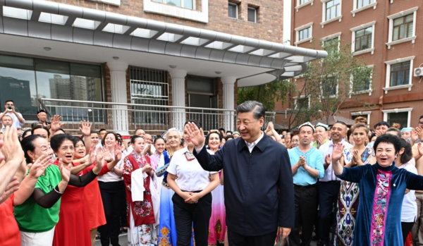 Xi Inspects Urumqi in China's Xinjiang