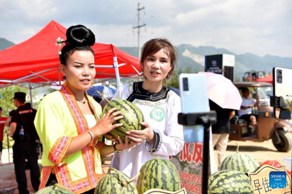 Watermelon Sales Boost Villagers' Income in Rongjiang County, Guizhou