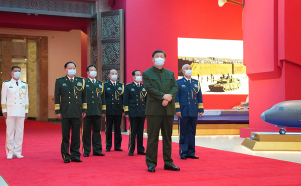 Xi Stresses Persistent Efforts to Reach PLA Centenary Goals