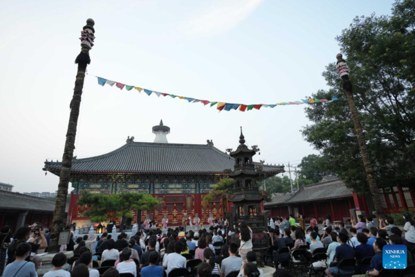 Opera Performances Staged at Miaoying Temple in Beijing