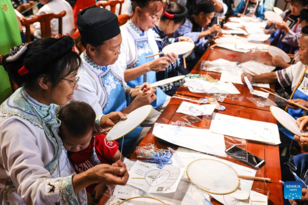 Rural Women in SW China's Guizhou Make Creative Cultural Products to Increase Income