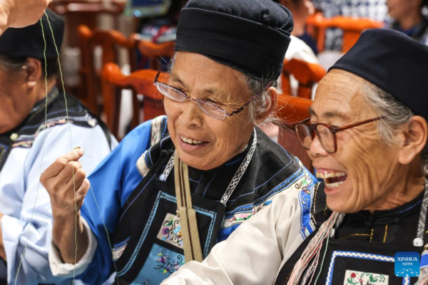 Rural Women in SW China's Guizhou Make Creative Cultural Products to Increase Income