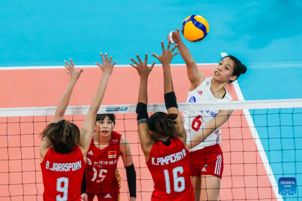 Chinese Women's Volleyball Team Marches into AVC Cup Final