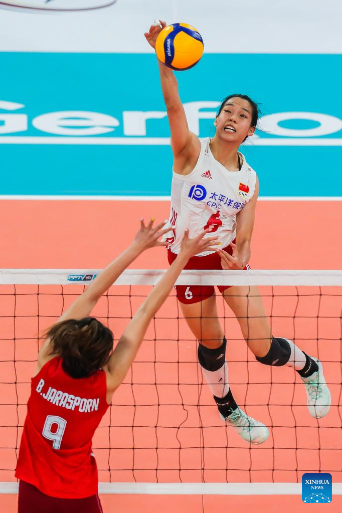 Chinese Women's Volleyball Team Marches into AVC Cup Final