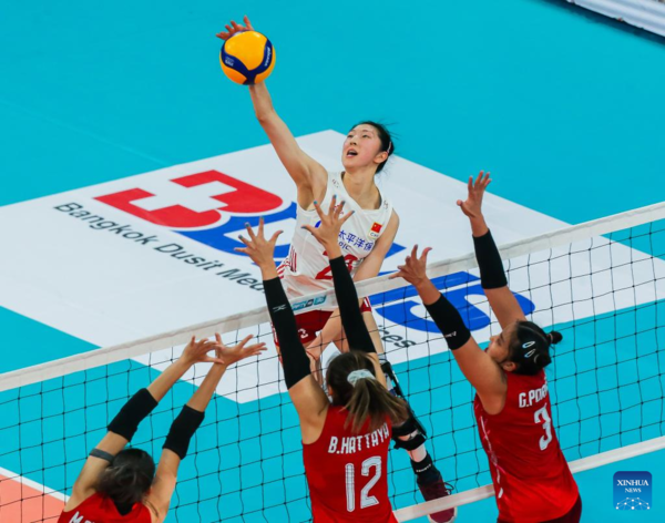 Chinese Women's Volleyball Team Marches into AVC Cup Final