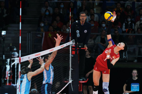 China Opens Women's Volleyball Worlds with Straight-Set Win over Argentina