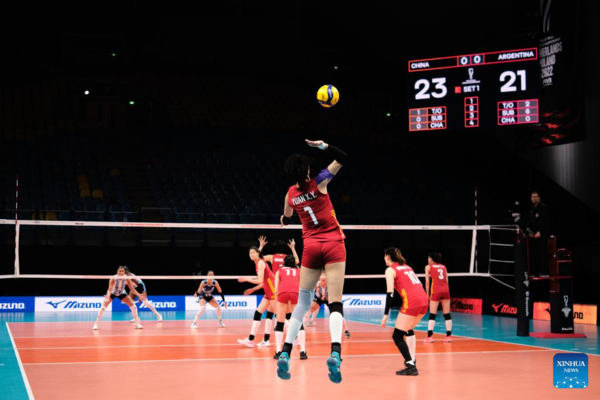 China Opens Women's Volleyball Worlds with Straight-Set Win over Argentina