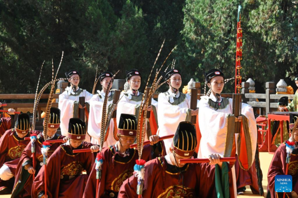 Ceremony Marking 2,573rd Birth Anniv. of Confucius Held in Qufu, East China