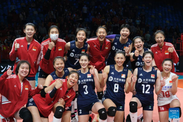 China Downs Japan for 3rd Straight Victory at Women's Volleyball Worlds