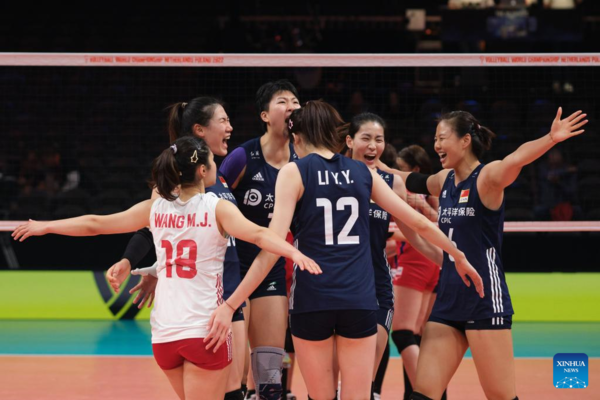 China Downs Japan for 3rd Straight Victory at Women's Volleyball Worlds