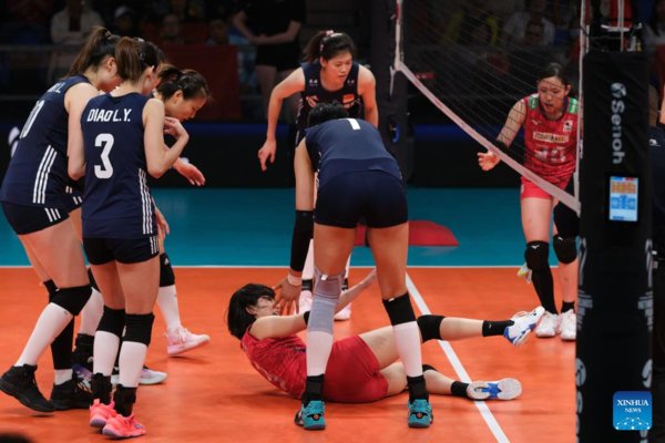 China Downs Japan for 3rd Straight Victory at Women's Volleyball Worlds