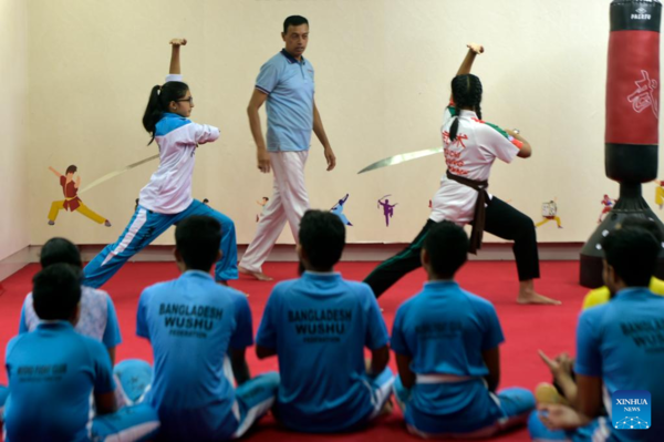 Feature: Wushu Woos Bangladeshi School Girls