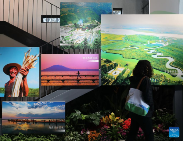 Achievement Exhibition for 30th Anniv. of Accession to Ramsar Convention on Wetlands Held in Wuhan