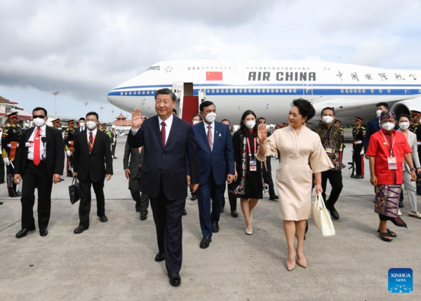 Xi Arrives in Indonesia's Bali for G20 Summit