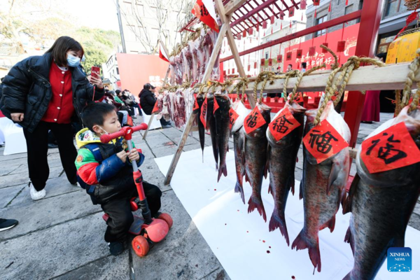 Shopping Festival Kicks off to Warm up for Upcoming Chinese Lunar New Year in Hangzhou City, E China