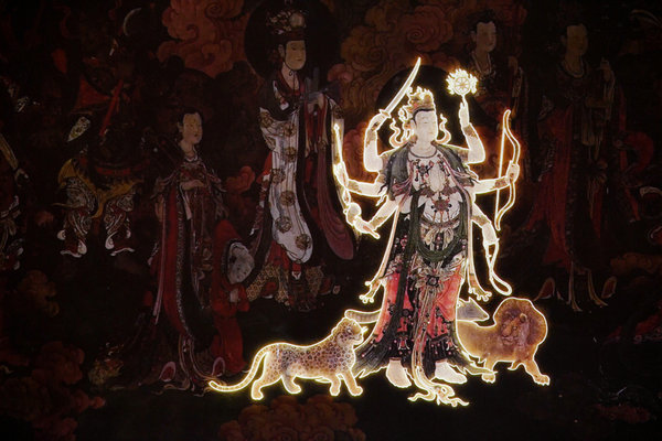 Centuries-Old Buddhist Mural Art Comes Alive in Beijing