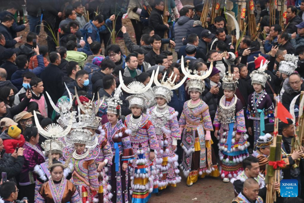 Various Activities Held to Celebrate 'Pohui' Festival in S China's Guangxi