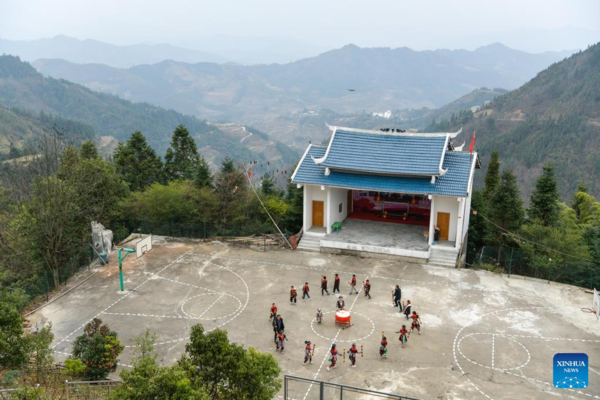 Conditions of Zhongzhai Education Spot Greatly Improved in Xishan Town of Congjiang County, SW China