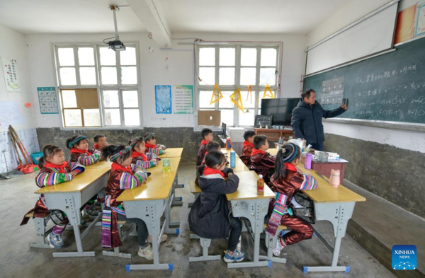 Conditions of Zhongzhai Education Spot Greatly Improved in Xishan Town of Congjiang County, SW China