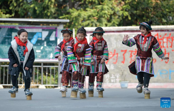 Conditions of Zhongzhai Education Spot Greatly Improved in Xishan Town of Congjiang County, SW China