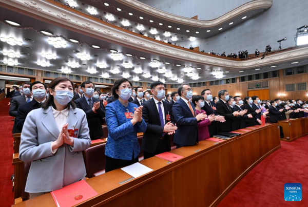 China's National Legislature Holds Closing Meeting