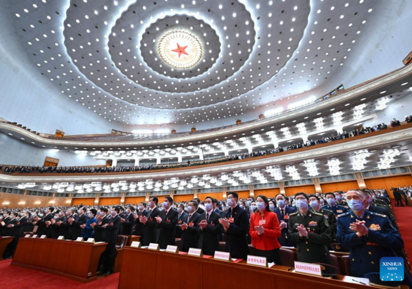 China's National Legislature Holds Closing Meeting