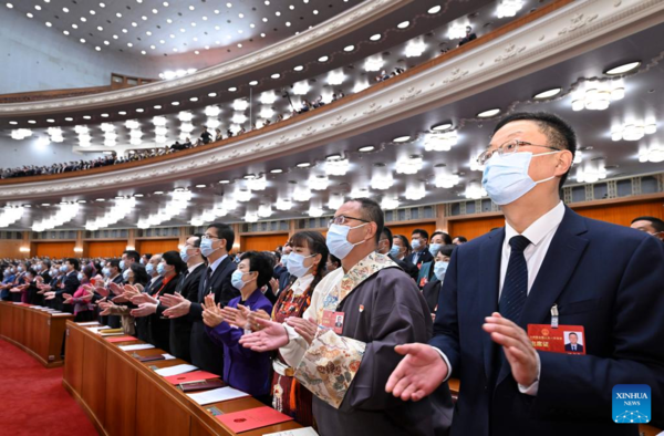 China's National Legislature Holds Closing Meeting