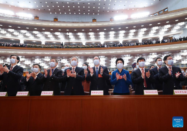 China's National Legislature Holds Closing Meeting