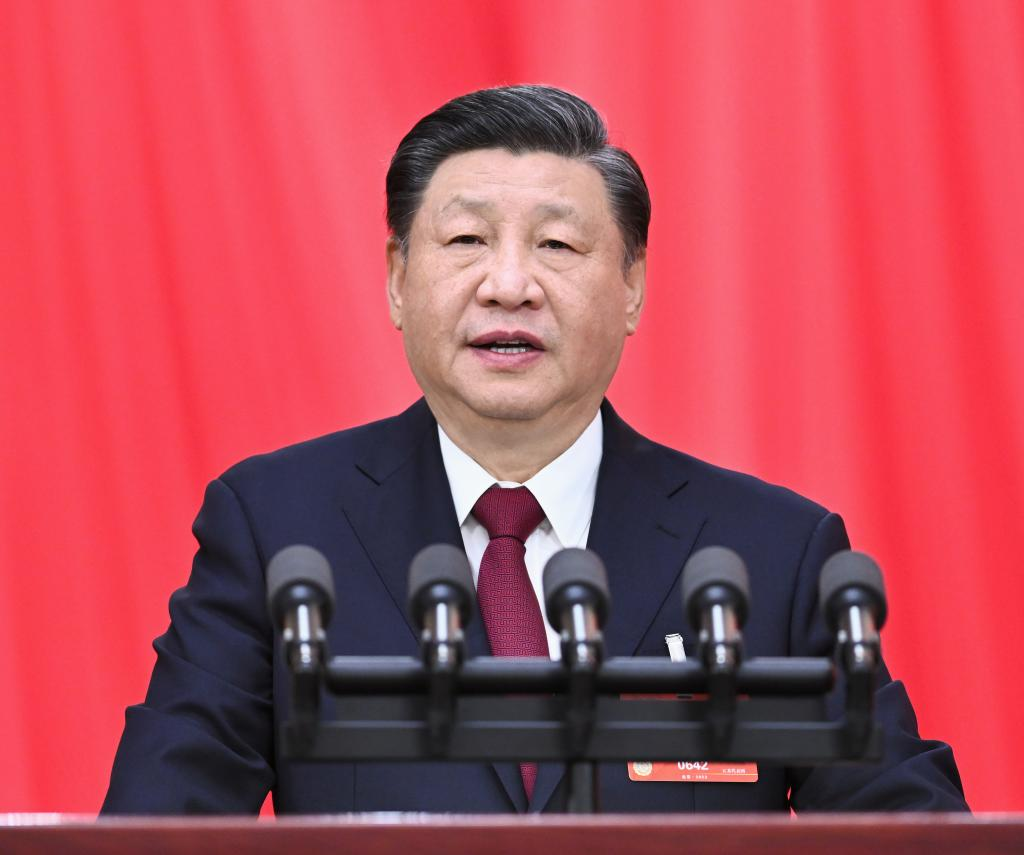 Xi Addresses Closing Meeting of 14th NPC Session