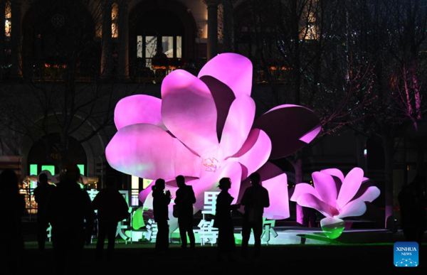 Blossoms of Chinese Flowering Crabapple Boost Tourism in N China's Tianjin