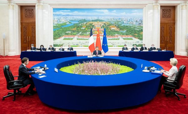 Xi Holds Talks with French President on Cooperation, China-EU Relations, Ukraine Crisis