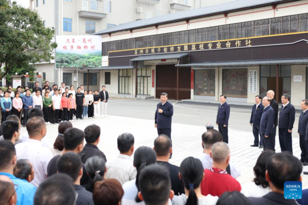 Xi Inspects Southern Chinese City of Maoming