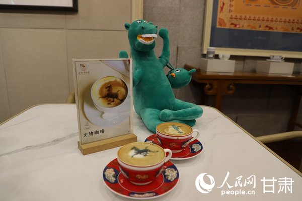 Museum in NW China's Gansu Uses Latte Art to Give More People a Taste of Culture